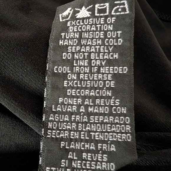 Ronni Nicole by Ouida Black Evening Sleeveless Beaded Dress Size Large - Picture 9 of 9